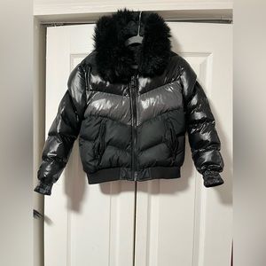 Jordan Craig, little kid coat, Black and grey